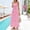 c01Pink, variant on Womens Cotton Plaid Maxi Tank Dress, Summer Square Neck A-line Flowy Sundress Casual Long Boho Gingham Beach Dress Red XXL