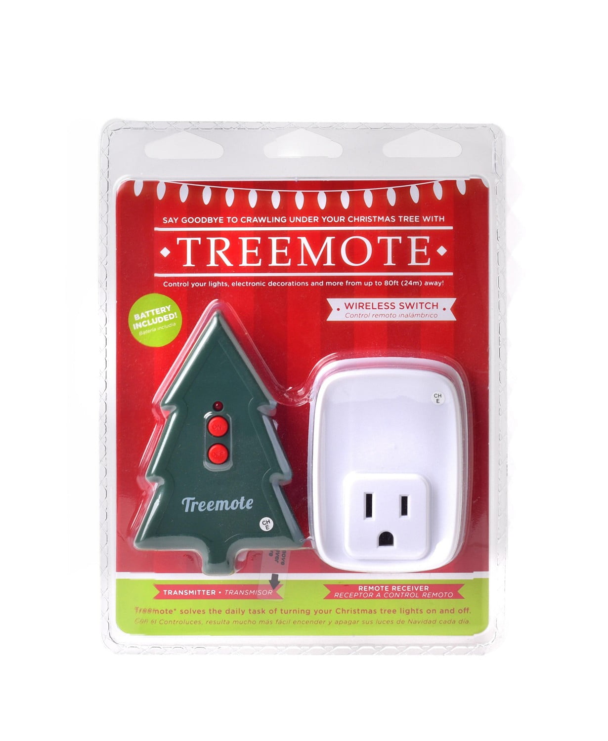 Treemote Christmas Tree Remote Wireless Switch Lights & Electronics - Walmart.com