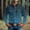 Dark Blue, variant on HOMADLES Men Long Sleeve Shirts Button Up Linen Gradient Lapel Lightweight Button Shirts Army Green L