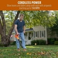thumbnail image 2 of Deco Home 20V Cordless Electric Leaf Blower, 150 MPH, No-Load 13,000 RPM, 3 LBS, Detachable Nozzle, for Yard Lawn Care and Lightweight Snow Blowing, 2 of 10