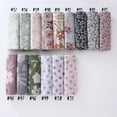 thumbnail image 6 of Square Flower Print Hijab Soft Headscarf Premium Cotton Voile Soft Handkerchief Scarf, 6 of 7