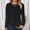 Black, variant on Black*Friday Discounted Items under $5 GaThRRgYP Off the Shoulder Tops for Women,Women's Summer Casual Tops Round Neck,Women's Solid Color Crew-Neck Lace Patchwork Long-Sleeved Loose Tops Dark Blue S
