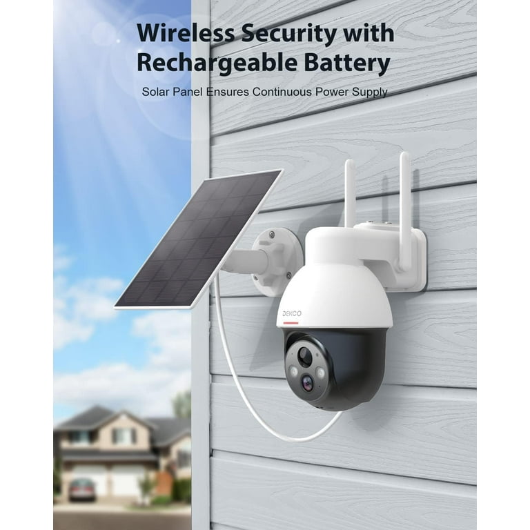 DEKCO 防犯カメラ DC9L屋外＆ELPAスリムアリーム セット Amazon.co.jp: DEKCO防犯カメラ 監視カメラ ネットワークカメラ