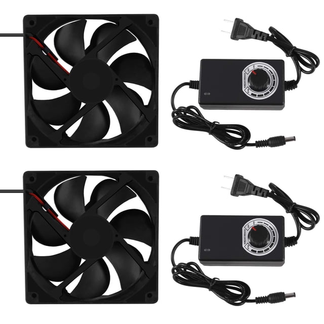 Ventilador de refrigeración UMLIFE 120x25 mm 110V 220V AC con controlador de velocidad