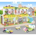 thumbnail image 3 of Open Box EXERCISE N PLAY 1294 Piece Friends Building Blocks Set Supermarket Hair Salon Toy for Girls 6-12, 3 of 7