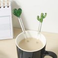 thumbnail image 4 of 2Pcs Creative Liquor Stirring Sticks Glass Honey Sticks Bar Stirring Rods, 4 of 7