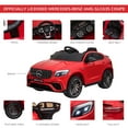 thumbnail image 5 of Aosom 12V Ride On Toy Car for Kids with Remote Control, Mercedes Benz AMG GLC63S Coupe, 2 Speed, with Music, Electric Light, Red, 5 of 9