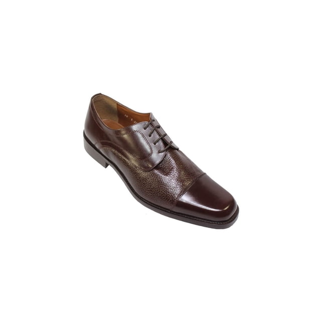 ZAPATOS DE VESTIR EVOLUCION HOMBRE CABALLERO CAFE TESTA PIEL 20421 LEON 20421p
