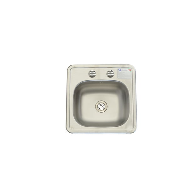 Fregadero Cocina Empotrar 1 Tina Mini 38x38x14 M10 EB TECNICA linea Mark