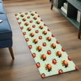 thumbnail image 4 of Cute Ladybugs 2'x6' Runner Rug, Spring Botanical Leaves Green Washable Non-Slip Area Rugs for Hallway Kitchen Floor Bedroom Entryway, StainResistant Laundry Carpet Decoration Indoor Mat, 4 of 9