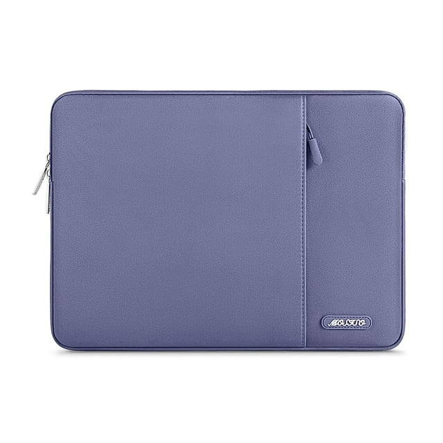Funda para portátil MOSISO con funda de poliéster de 13,3 pulgadas, color gris lavanda