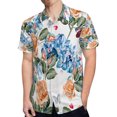 thumbnail image 4 of High Quality Hawaiian Shirts for Men Short Sleeve Aloha Beach Shirt Floral Summer Casual Button Down Shirts Blouses 3WGNO2, 4 of 7