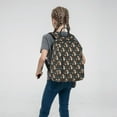 thumbnail image 5 of Naloa Cute Alpaca Print Lightweight DayBackpack Suitable for school, work, shopping, travel, etc., 5 of 5