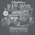 thumbnail image 3 of American Rat Rod V-Neck T-shirt Hot Rod Custom Culture Route 66 1930s Classic Car Vintage Rusty Cars Garage Tee, 3 of 7