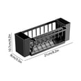 thumbnail image 3 of karymi Multifunctional Kitchen Rack, Sink-Side Storage Rack Countertop Sponge Rack, Plastic, 12.01x4.33x3.54in, Drainage Holes, Space-Saving Living Room Decor, 3 of 6