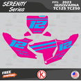 thumbnail image 3 of Kalair GFX Graphics Kit for Husqvarna MX 2 STROKE TC125 and TC250 (2023+) Serenity Series, 3 of 5