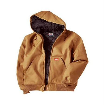 Dickies TJ718BDM Hooded Jacket-MED BROWN HOODED JACKET
