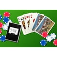thumbnail image 3 of Greetings from Indiana (Race Car Background), Lantern Press, Premium Playing Cards, 52 Card Deck with Jokers, USA Made, 3 of 5