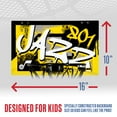thumbnail image 4 of Franklin Sports NBA Utah Jazz Over the Door Basketball Hoop - Kids Indoor Basketball Hoop with Mini Basketball - NBA Fan Shop Mini Hoop for Bedroom + Office - Over the Door Mini Hoop Set, 4 of 13