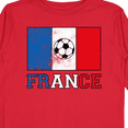 thumbnail image 4 of Inktastic French Soccer Boys or Girls Long Sleeve Toddler T-Shirt, 4 of 5
