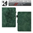 thumbnail image 3 of MonsDirect Case for 6.8" Kindle Paperwhite 11th Generation 2021, Suede Leather Cover with Stand, Auto Wake/Sleep with Pen Holder for Kindle Paperwhite & Signature Edition & Kids E-reader 2021, Green, 3 of 7