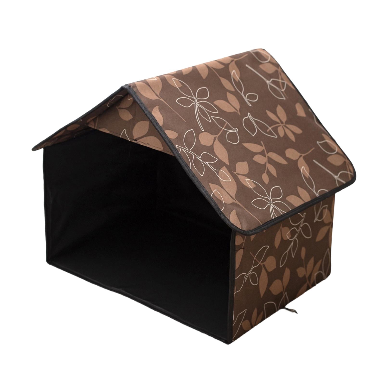 EHJRE Cat House for Outdoor Stray Cats Shelter Warm Comfortable All Seasons Homeless Pet Tent Kennel for Community Outside Backyard