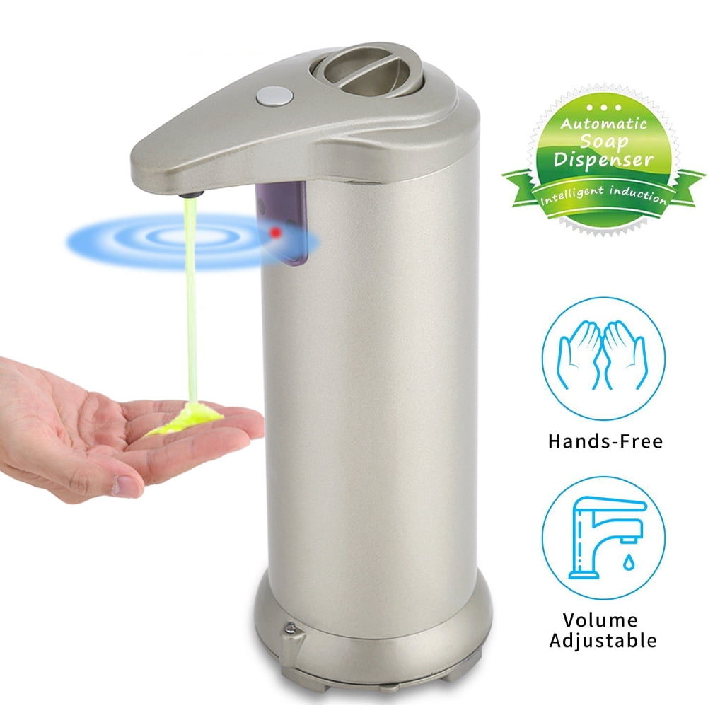 WALFRONT Soap Dispenser, Stainless Steel Touchless Automatic Soap