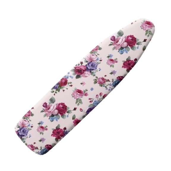 HELLHERO Ironing Board Cover 15x54 Inch with Vintage Floral Pattern, Polyester Replacement Cover for Home Tailor Shop and Daily Use