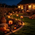 thumbnail image 6 of Tarmeek Halloween Solar Garden Lights Skull Pumpkin Stake Lights Solar Ground Stake Yard Decor Waterproof Pathway Lights for Patio Lawn Garden Light Auto On at Dusk Easy Install No Wiring, 6 of 6