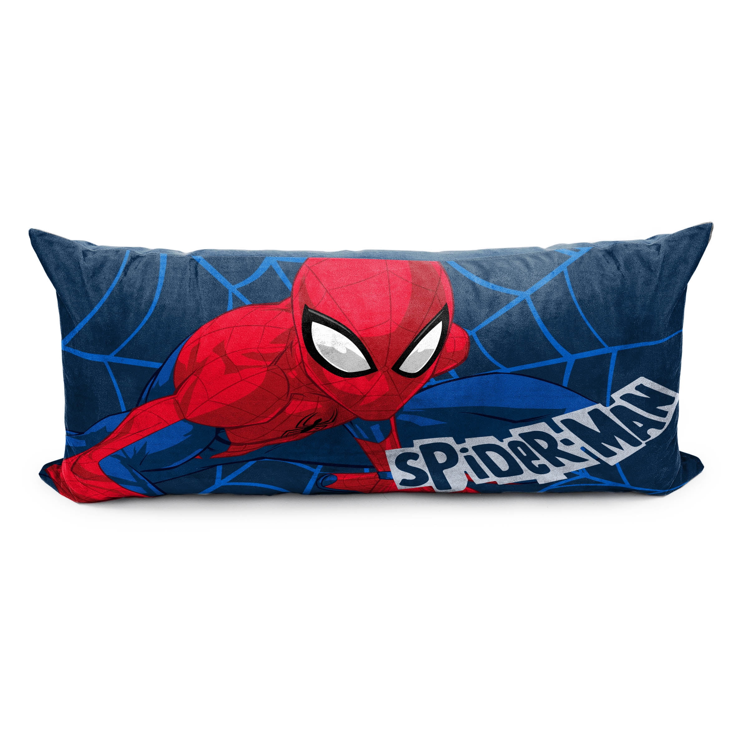 Spider-Man Soft Plush Polyester Velboa Body Pillow for Kids