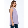 thumbnail image 3 of Jessica London Women's Plus Size Stretch Knit Hi-Low Zip Tunic, 3 of 4