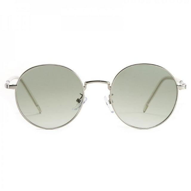 Women Vintage Round Sunglasses Solid and Ocean Color Lens Sun Glasses Brand Design Metal Frame Circle Female Sunglasses