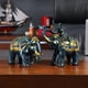thumbnail image 3 of 1 par de figuras de elefante de resina, estatuas decorativas, soporte coleccionable de moda para azul, 3 of 9