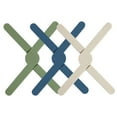 thumbnail image 1 of Toalla triangular de silicona plegable gruesa antideslizante de 3 piezas, almohadilla plegable resistente al calor, rejilla para ollas de silicona eco-expandible, almohadilla térmica con diseño de, 1 of 5