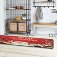 thumbnail image 4 of SKYSONIC 2'X6' Merry Christmas Santa Runner Rug with Rubber Backing, Funny Xmas Reindeer Non Slip Entryway Rug Runner Washable Soft Area Rug Carpet for Hallway Bedroom Kitchen Decor, 4 of 6
