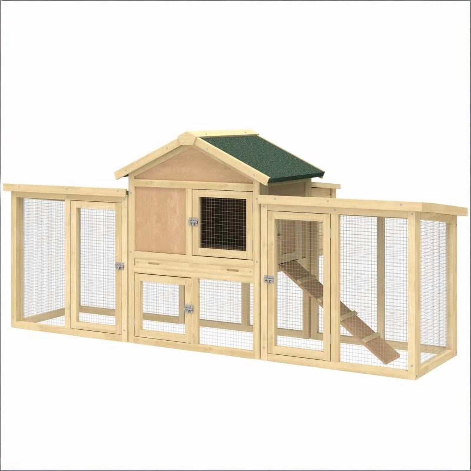 Stable Pet House, Backyard Chicken Coop, Wooden Chicken Coop, Spacious Chicken House