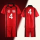 thumbnail image 1 of ¡¡Haikyuu!! Nekoma High School Cosplay disfraz Tetsurou Kuroo Kenma Kozume blanco y rojo Jerseys ropa deportiva uniforme tamaño S-XXXLEscuela secundaria Nekoma1L Deng Xun unisex, 1 of 2