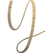 Unfinshed Wooden Craft Letter Y, Blank Wood 5'' Tall Alphabet A-Z Letter, Buttey Honey Font