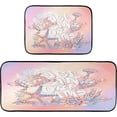 thumbnail image 7 of SKYSONIC Pastel Underwater World Kitchen Mats and Rugs Sea Turtle Starfishes Floor Runner Area Rug Washable Carpet Perfect for Living Room Bedroom Entryway,19.7"x27.6"+19.7"x47.2", 7 of 7