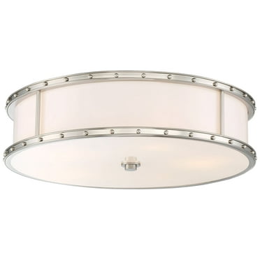 49W 1 Led Flush Mount In Transitional Style 6 Inches Tall By 20.25 Inches Wide-Brushed Nickel Finish Minka Lavery 1827-84-L