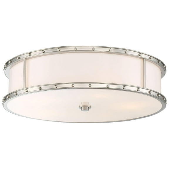 49W 1 Led Flush Mount In Transitional Style 6 Inches Tall By 20.25 Inches Wide-Brushed Nickel Finish Minka Lavery 1827-84-L