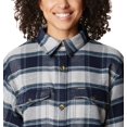 thumbnail image 4 of Columbia Women's Calico Basin Shirt Jacket, Dark Nocturnal Buffalo Ombre, X-Large, 4 of 8