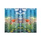 thumbnail image 1 of ABPHQTO Pintura al Óleo Margaritas Flores Cortina de Ventana Cortina de Cocina 65x90 cm (Dos Piezas), 1 of 3