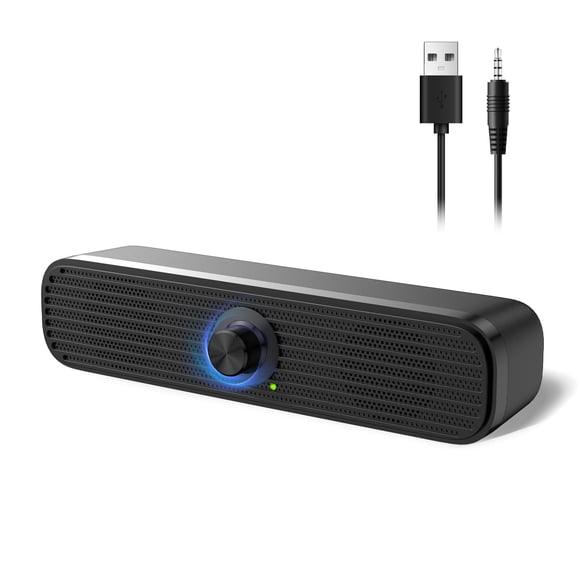 Altavoces de computadora 1Mii TS-18 alimentados por USB para computadora portátil de escritorio