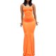thumbnail image 1 of SAYOO Vestido de cola de pez sin mangas para mujeres SAYOO moda, 1 of 7