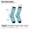 thumbnail image 2 of Balery Sea Otters Family In Blue Water Calcetas Largas con Estampado para Hombre y Mujer – Suaves y Transpirables, Talla Única (US 5-11), 2 of 6