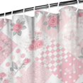 thumbnail image 3 of Pioneer Flower Floral Print Pattern Shower Curtain 84"x72", Bathroom Decorative Shower Curtain Set with 12 Hooks, Waterproof Washable, 3 of 6