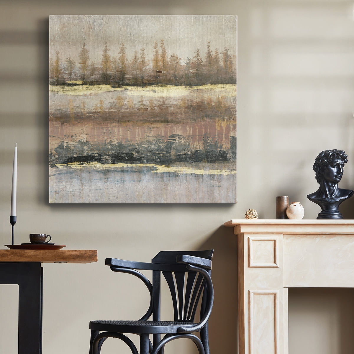 Wexford Home What Lies Beneath IV-Premium Gallery Wrapped Canvas, 32" x 32" - Ready to Hang
