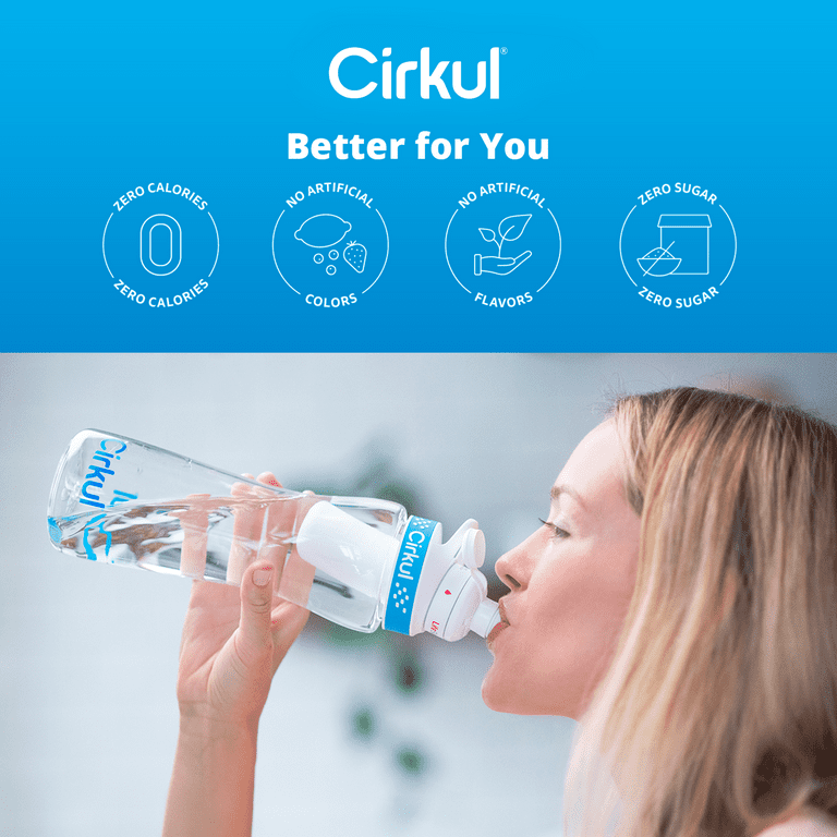 Cirkul TM Lid Compatible Summer Cocktail Design 20 Ounce Water Bottle 