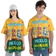 thumbnail image 4 of Back to School American Shorthair Goodbye Kindergarten Hello 1st Grade All Over Print 3D Baseball Shirt Cat Lover Kitten Owner Gifts Softball Sport - 02011, 4 of 6